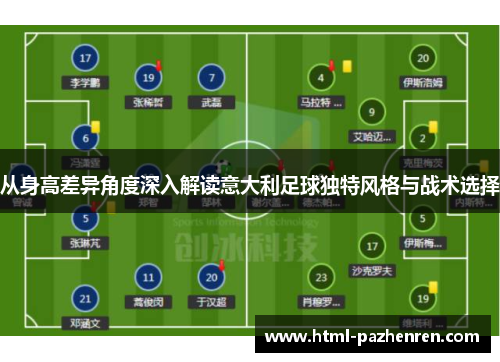 从身高差异角度深入解读意大利足球独特风格与战术选择 从身高差异角度深入解读意大利足球独特风格与战术选择